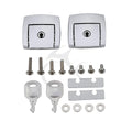 Chrome Trunk Latch Cover Fit For Harley Touring Road King Glide 1998-2013