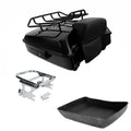 Chopped Trunk Pad Mount Rack Fit For Harley Touring Road King 1997-2008 US