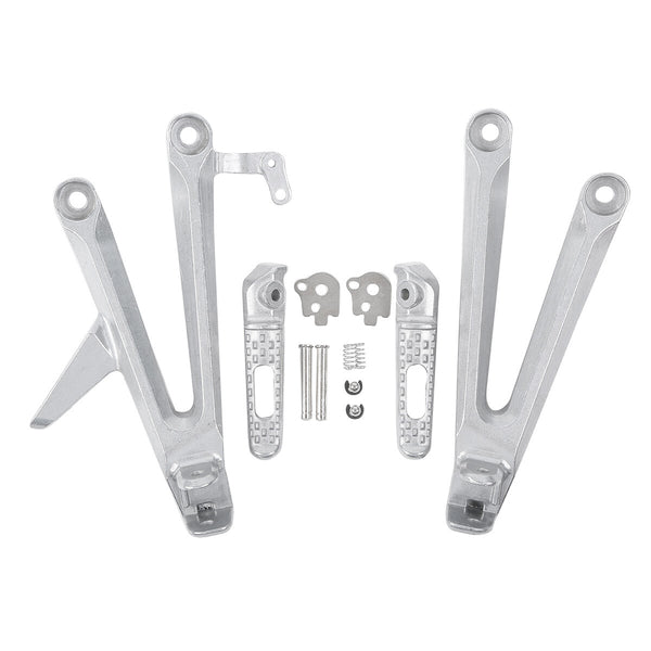 Passenger Footrests Footpegs Mount Bracket Set Fit For Honda CBR1000RR 2004-2007