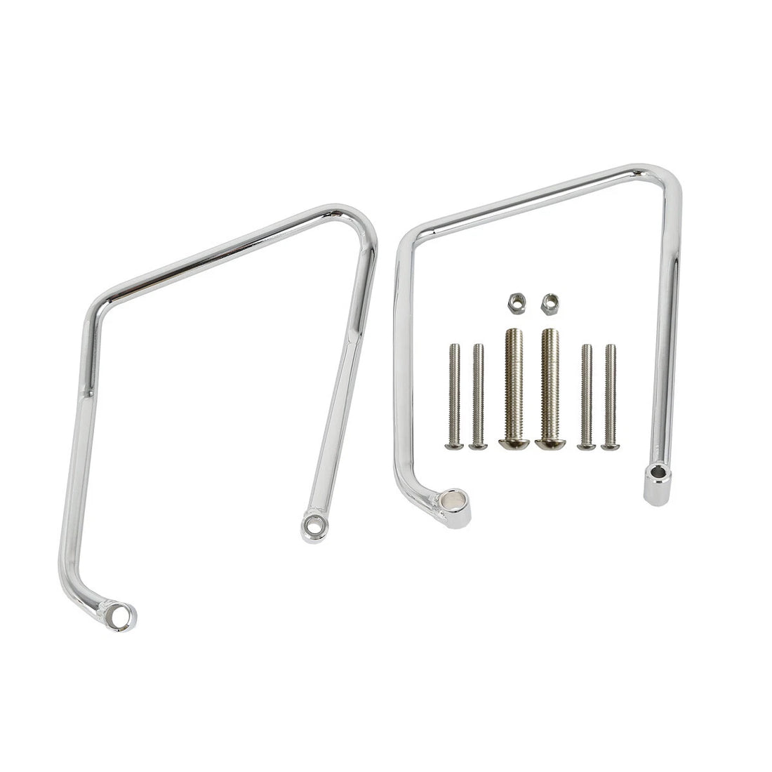 Saddlebag Support Brackets Chrome For Harley Sportster XL 883 1200 2004-2016 15