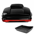 Chopped Trunk Luggage Backrest LED Tail Light Fit For Harley Road Glide 14-2026