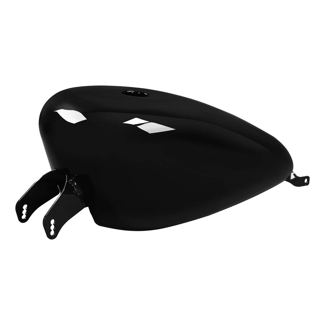 Vivid Black 3.7gal. Gas Fuel Tank Fit For Harley Sportster XL 883 1200 2004-2006