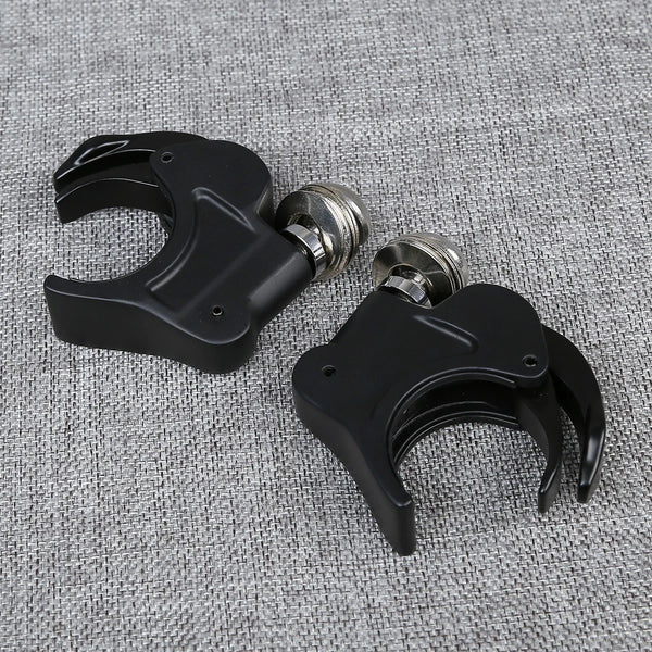 2x Quick Release Wind Shield Clamp 41mm Fit For Harley Dyna Wide Glide 1993-2005