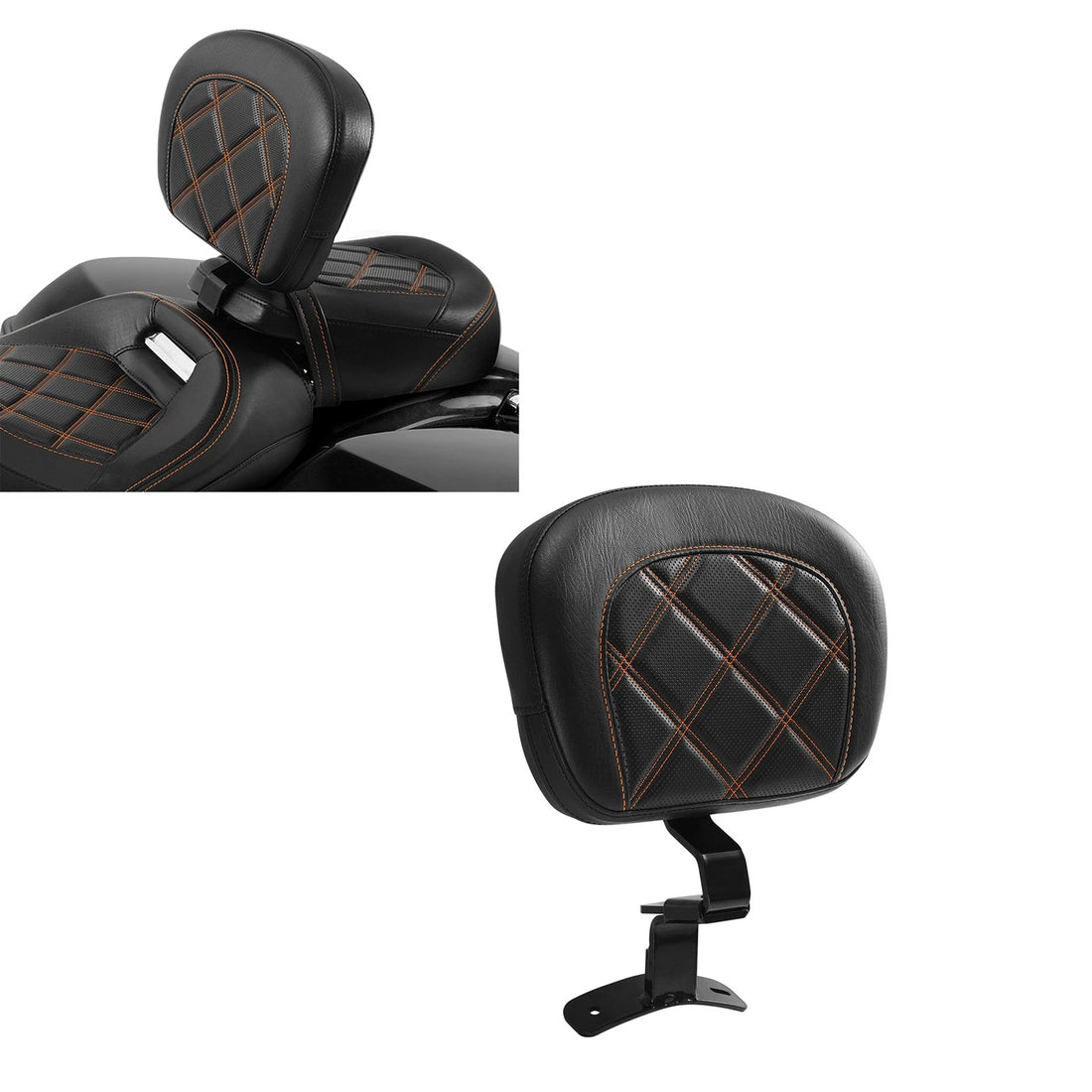 Fit For Harley Touring Road King Rider Backrest 2009-2023
