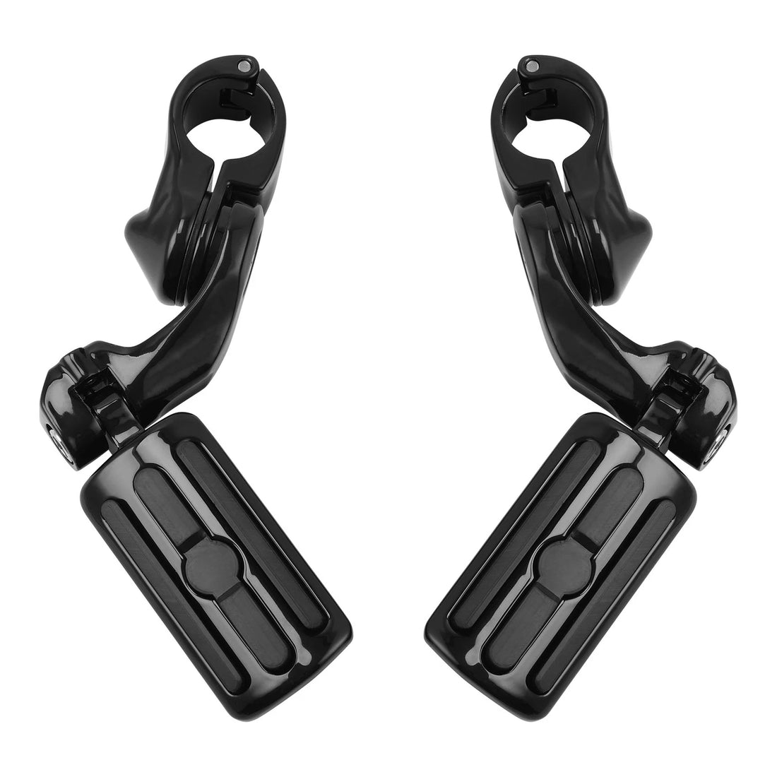 1 1/4" Engine Bar Highway Short Mount Foot Pegs Pedals Fit For Harley Touring