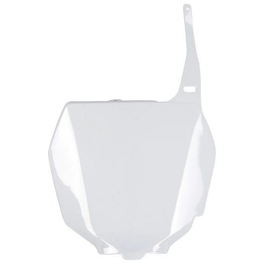 UFO Front Number Plate White For Suzuki RMZ250 2007-2009