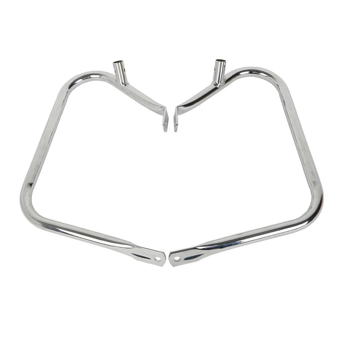 Chrome Saddlebag Guard Bracket Fit For Harley Touring Road Street Glide 97-13 12