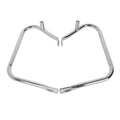 Chrome Saddlebag Guard Bracket Fit For Harley Touring Road Street Glide 97-13 12