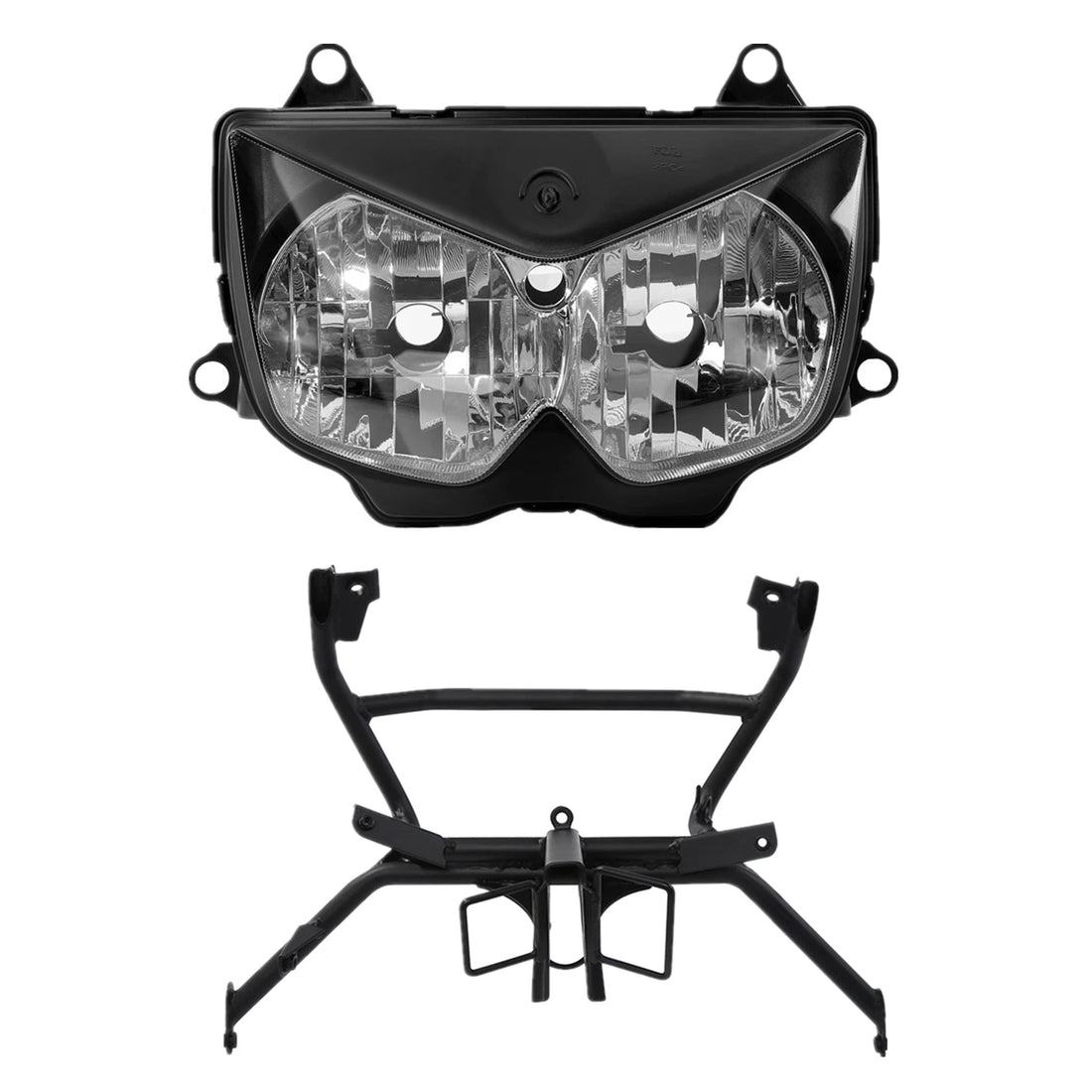 Front Headlight Headlamp & Fairing Bracket Fit For Kawasaki Ninja 250R 2008-2012