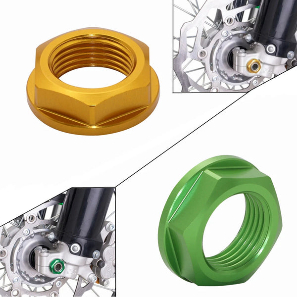 Motorcycle M18 Front Wheel Axle Nut Screw Bolt For Yamaha YZ450F YZ250F YZ 250FX