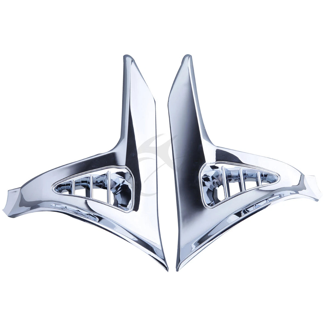 Chrome Saddlebags Scuff Covers Trims Fit For Honda Goldwing 1800 2001-2011 2010