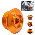 Orange Motorcycle CNC Engine Oil Filler Plug Cap Cover For 690 790 950 990 1290