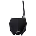 UFO Front Number Plate Black For Yamaha YZ450F 2018-2022