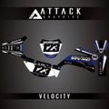 Attack Graphics YAM_C_29_VELOCITY Custom Velocity Complete Bike Graphics Kit