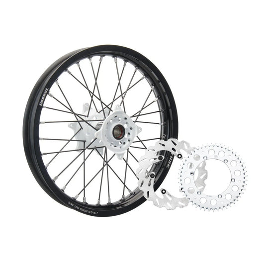 Tusk 1931330017 Impact Complete Rear Wheel Package 19 x 2.15 Black Rim/Black