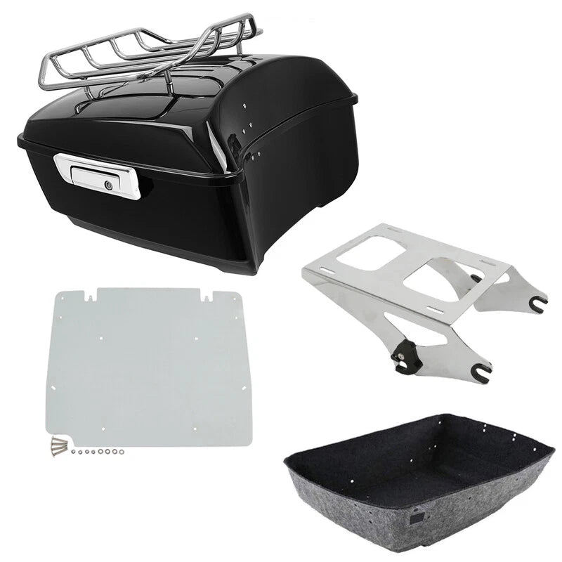King Trunk Luggage Rack Mount Fit For Harley Touring Road King Glide 2014-2026