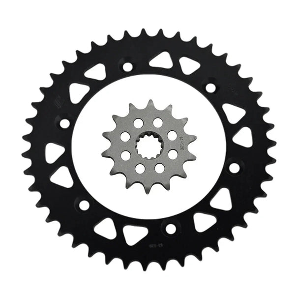 14T 43T Front Rear Sprocket For Suzuki DR350 S-L M N P SK42B DR350S DR 350 90-93