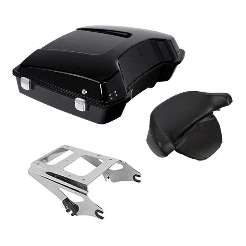 Razor Trunk Chrome Mount Rack Fit For Harley Touring Road King 2009-2013