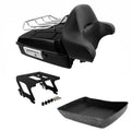 Chopped Trunk Backrest Rack Solo Mount Fit For Harley Sport Glide 2018-2025