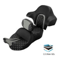 Driver Passenger Gel Seat Backrests Fit For Harley Road Street Glide 2014-2023