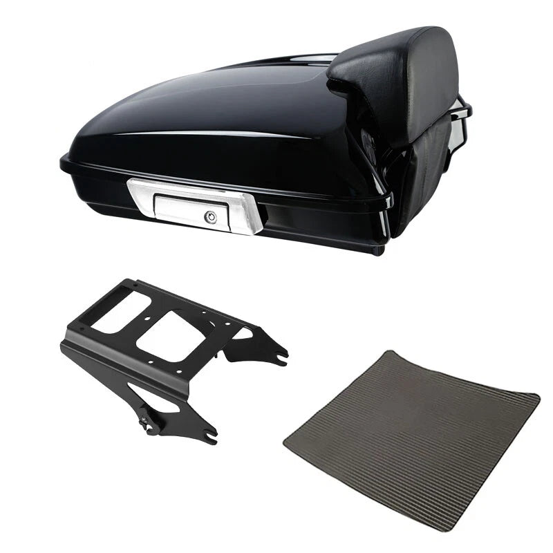 Razor Trunk Backrest Mount Rack Fit For Harley Touring Models 2009-2013