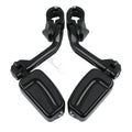 1 1/4 Inch 32mm Highway Bar Long Angled Foot Pegs Fit For Harley Engine Guards