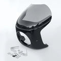 Universal Motorcycle 7" Round Cafe Racer Headlight Fairing Windshield Windscreen