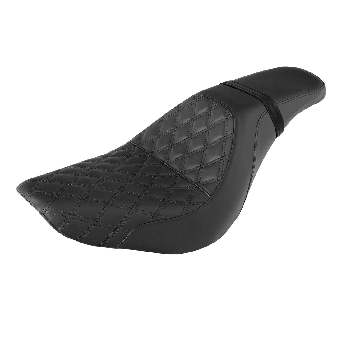 Black Driver Passenger Seat Fit For Harley Heritage Classic Softail Slim 18-24