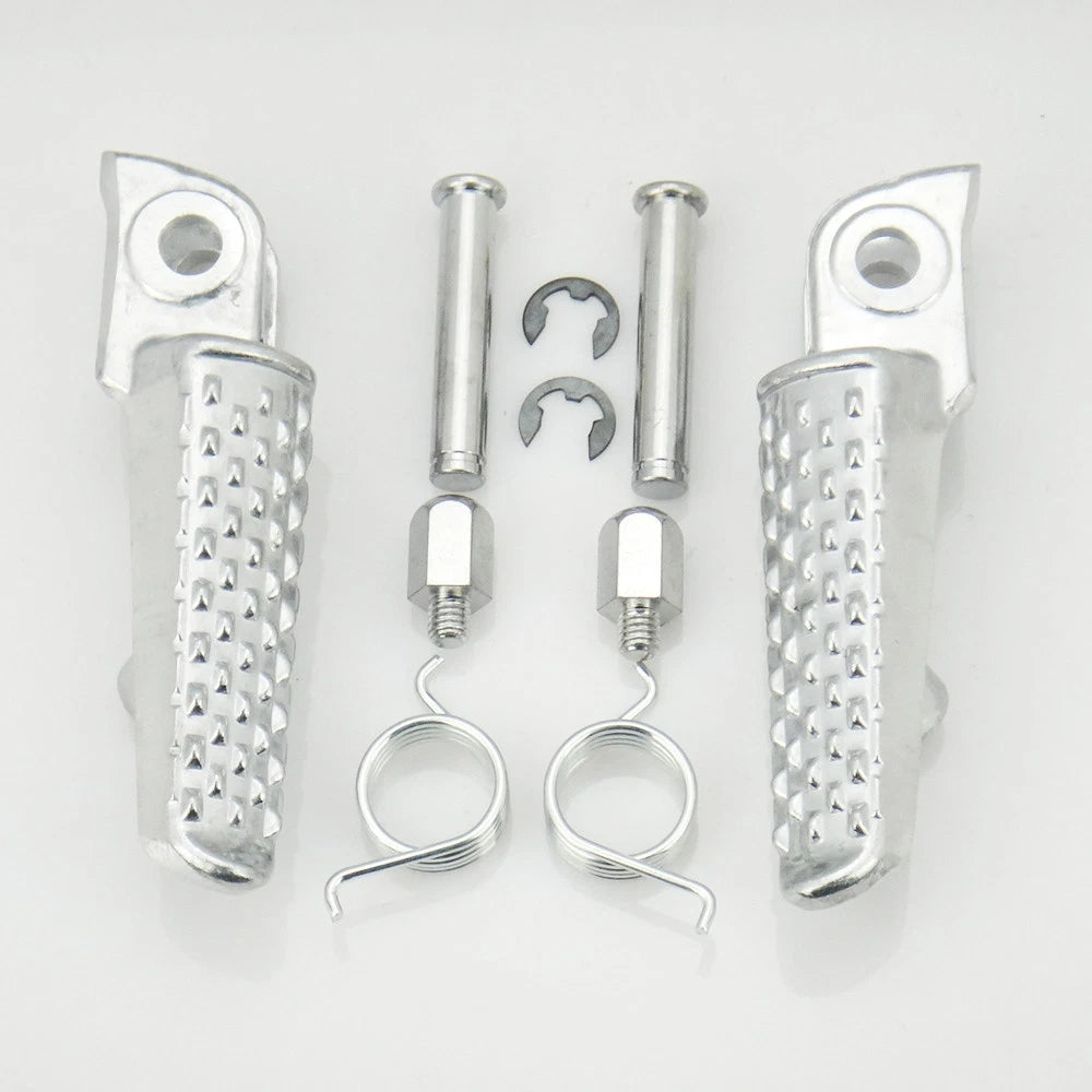 Motorcycle Front Footrest Footpegs For Honda CBR1000RR 2004-2012 Silver