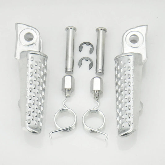 Motorcycle Front Footrest Footpegs For Honda CBR1000RR 2004-2012 Silver