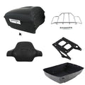 Matte Black King Trunk Pad Rack Mount Fit For Harley Road Glide Models 2014-2026