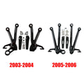 Rear Footrest Footpegs Pegs Bracket Fit For Suzuki GSXR1000 2003-2004 2005-2006