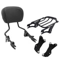 Sissy Bar Luggage Rack Docking Kit Fit For Harley Road King 2014-2025 Black