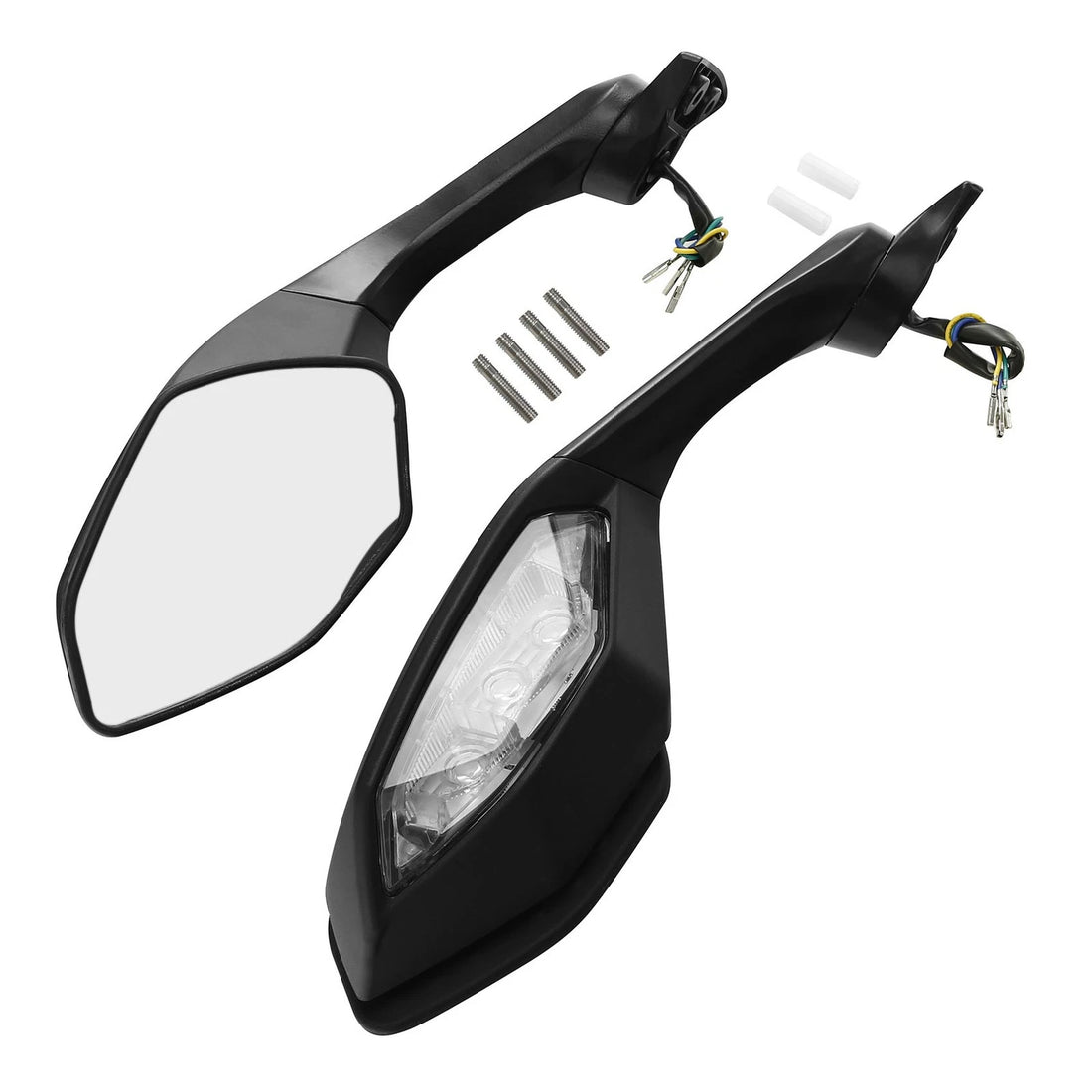 Rearview Mirrors LED Turn Signals Light Fit For Yamaha Yzf R9 YZF-R9 2025 25