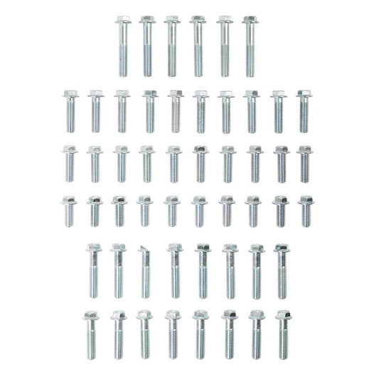 Tusk 17-8660 8mm Flange Bolt 52 Piece Kit