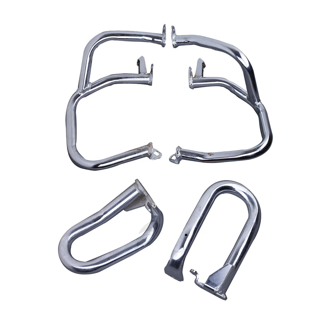 Front Rear Engine Guards Crash Bars Fit For Honda Goldwing GL 1800 01-17 Chrome