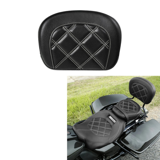 Passenger Sissy Bar Backrest Pad Fit For Harley Davidson Touring