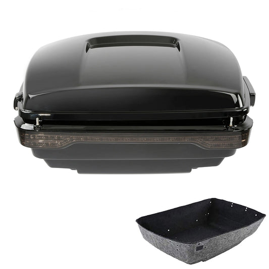 King Trunk LED Brake/Turn/Tail LED Light Fit For Harley Road Glide 2014-26 Black