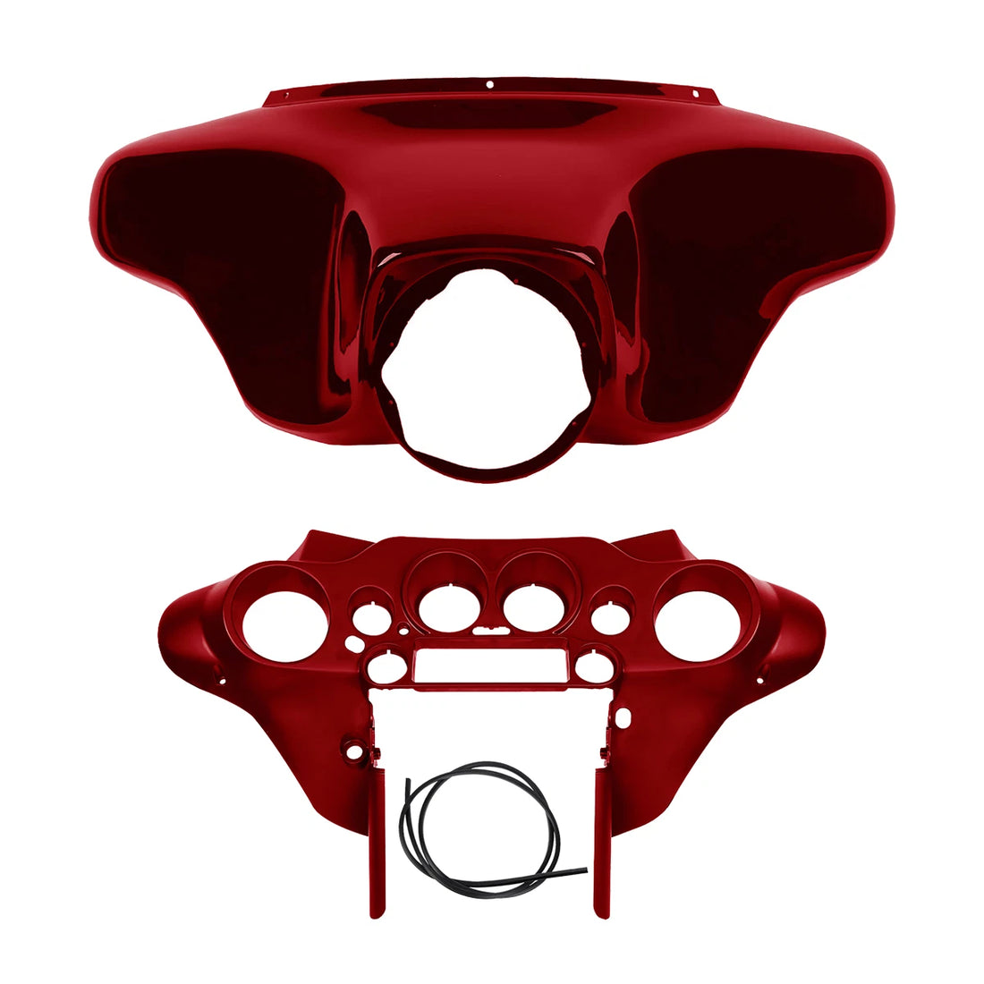 Front Inner & Outer Fairing Fit For Harley Street Glide 96-13 Ember Red Sunglow