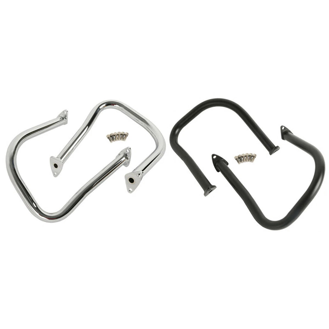 Black/Chrome Rear Highway Bars Fit For Indian Chief Chieftain Springfield 14-25