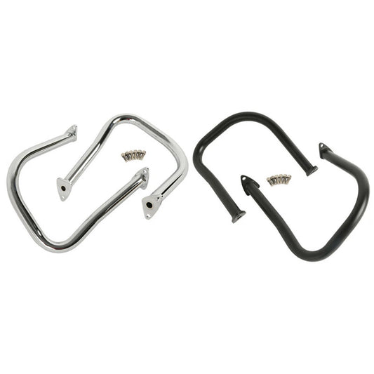 Black/Chrome Rear Highway Bars Fit For Indian Chief Chieftain Springfield 14-25