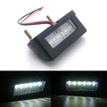 Motorcycle LED Rear Tail License Plate Brake Number Plate Light Taillight Top
