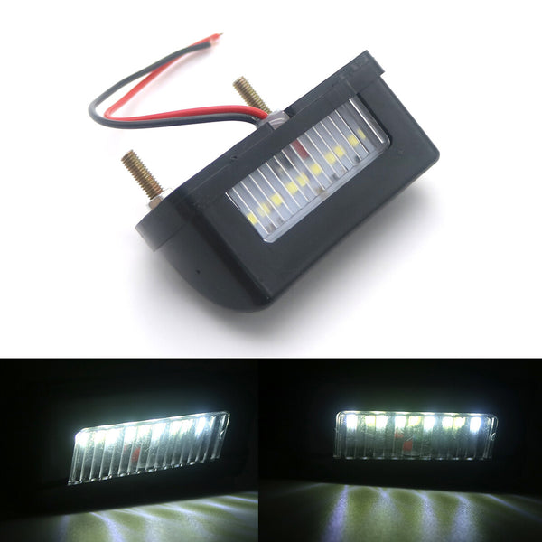 Motorcycle LED Rear Tail License Plate Brake Number Plate Light Taillight Top