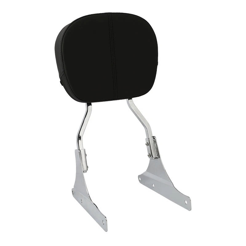 Low Sissy Bar Backrest Pad Fit For Harley Heritage Softail Classic Flstc 84-17
