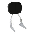 Low Sissy Bar Backrest Pad Fit For Harley Heritage Softail Classic Flstc 84-17