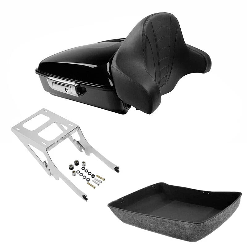Chopped Trunk Luggage Backrest Mount Fits For Harley Heritage Classic 2018-2026