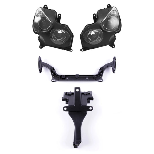 Front Headlight Mirror Fairing Stay Bracket Fit For Kawasaki Ninja ZX14R 2006-11