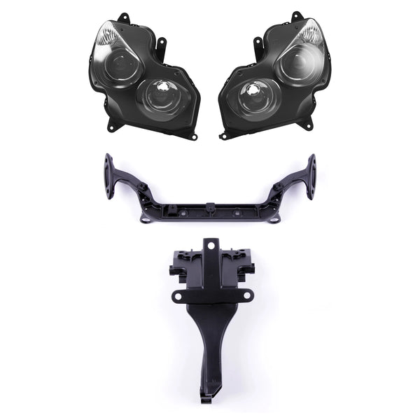Front Headlight Mirror Fairing Stay Bracket Fit For Kawasaki Ninja ZX14R 2006-11