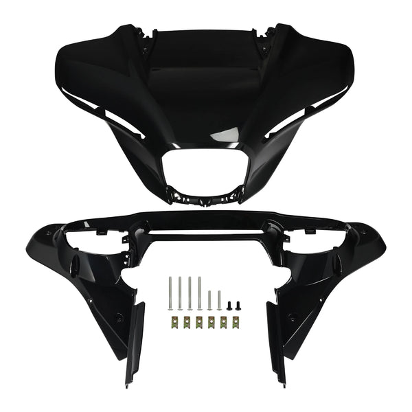 Vivid Black Inner & Outer Fairing Fit For Harley Cvo Street Glide 2023-2026