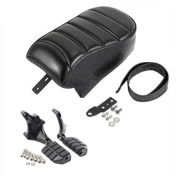 Passenger Seat Footpeg Mount Fit For Harley Sportster Iron XL883 1200 2016-2022